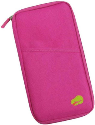 

BANQLYN Women Casual Pink Fabric Document Holder(12 Card Slots), Multi
