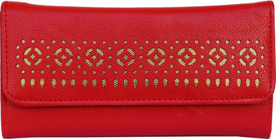 

Aisna Women Casual Red Artificial Leather Wrist Wallet