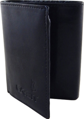 

Orbit Men Black Genuine Leather, Fabric Wallet(4 Card Slots)