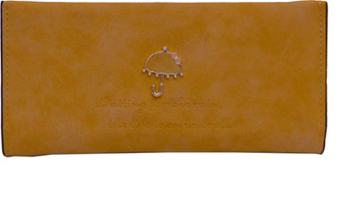 

ADORSY Women Casual Yellow Artificial Leather Wallet(7 Card Slots)