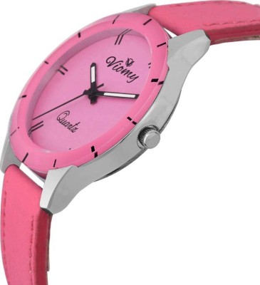 VIOMY LS4001 Stylish pink dial with pink strap watch for Girl's Watch  - For Girls   Watches  (VIOMY)