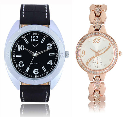 

CM Men & Women Watch Combo LR 215 _VL 031 Watch - For Couple