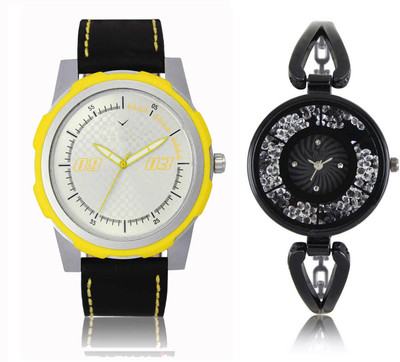 

CM Men & Women Watch Combo LR 211 _VL 043 Watch - For Couple