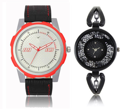 

CM Men & Women Watch Combo LR 211 _VL 042 Watch - For Couple