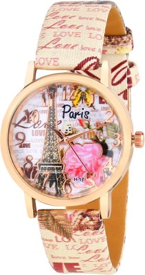 DEKIN Paris Affil Tower New Arrival Leather Multicolour Strap For Women And Girls Watch  - For Girls   Watches  (Dekin)