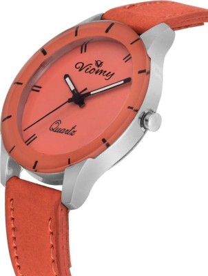 viomy LS4002 Stylish Orange dial with orange strap watch for Girl's Watch  - For Boys   Watches  (VIOMY)