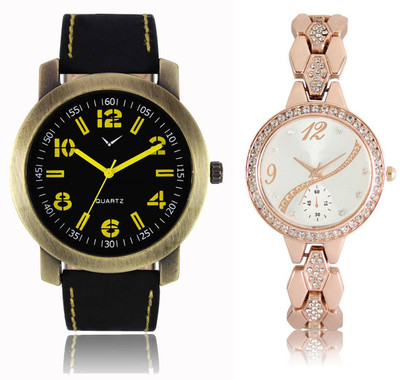

CM Men & Women Watch Combo LR 215 _VL 033 Watch - For Couple