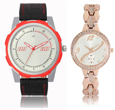 

CM Men & Women Watch Combo LR 215 _VL 042 Watch - For Couple