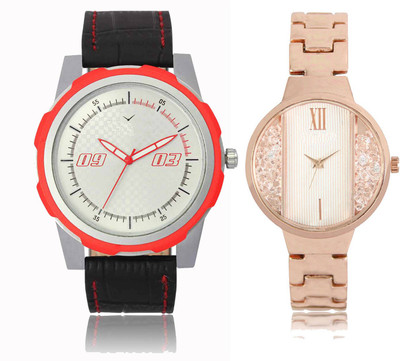 

CM Men & Women Watch Combo LR 217 _VL 042 Watch - For Couple