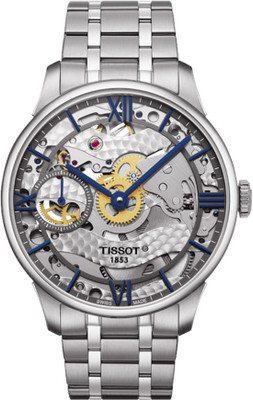 View Tissot T099.405.11.418.00 Chemin Des Tourelles Squelette Skeleton Dial Watch  - For Men Wrist Watches Price Online(Tissot)