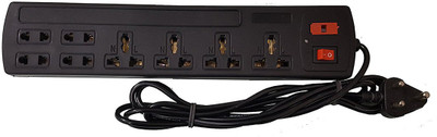 Citra extension cord power strip 8 plus 1 Worldwide Adaptor(White) available at flipkart for Rs.208