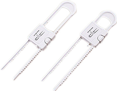 

RKPM 2 Pcs Adjustable U-Shape Baby Safety Cabinet Locks(White)