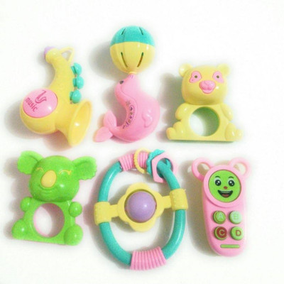 

AR Enterprises 6 PC'S Rattle set In A Pouch for Infants And Toddlers Rattle (Multicolor) Rattle(Multicolor)