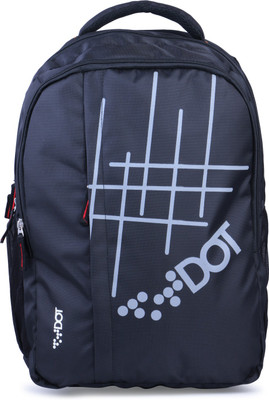 

DoT Black Polyester 20 L Laptop Backpack(Blue)