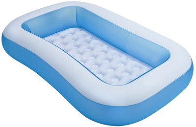 

Mahvi Toys Rectangle Shape water Inflatable tub pool for kids(Multicolor)