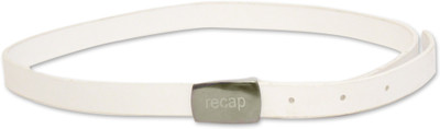 

Recap Women Casual White Synthetic Belt