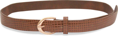 

Recap Women Casual Brown Synthetic Belt