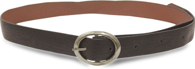 

Recap Women Casual Black Synthetic Belt