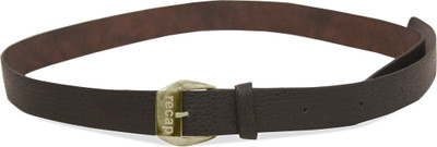 

Recap Women Casual Black Synthetic Belt