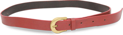 

Recap Women Casual Pink Synthetic Belt