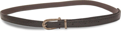 

Recap Women Casual Black Synthetic Belt