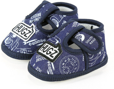 

VLS Lifestyle Denim ENGLISH PRINT Booties(Toe to Heel Length - 11 cm Dark Blue)