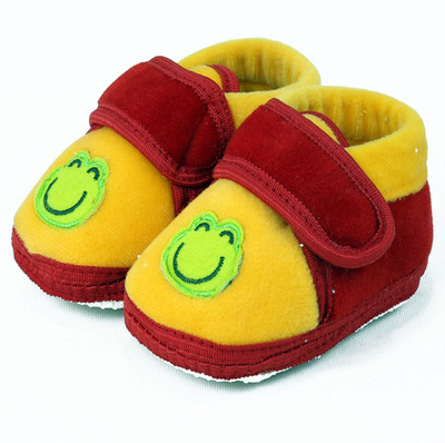 

VLS Lifestyle (0-12 M) Velvet Plain Multi Colour Booties(Toe to Heel Length - 11 cm Red)