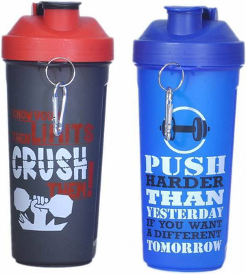

LAXMIRETAIL SKI Water Bottle GYM SHAKER 600 ml Shaker(Pack of 1, Red)