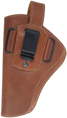 

Purwanchal 9MM/.38 Bore Pistol Clip Cover (Brown) Locking Carabiner(Brown)