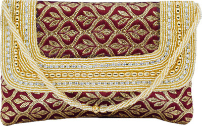 

Bagaholics Casual Maroon Clutch