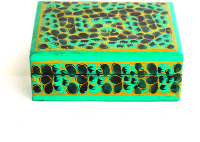 

GiftAbled 1 Compartments Paper Mache Flat Box, Flat Box(Multicolor)