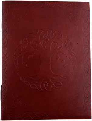 

dpotli A5 Diary(Tree of Life Leather Diary, Brown)