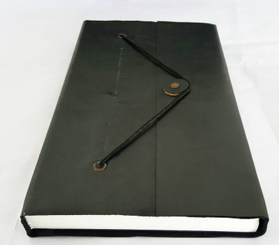 

The Leather Bags House A6 Diary(Handcrafted, Grey)