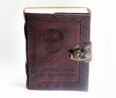 

The Leather Bags House A5 Diary(Handcrafted, Chocolate Brown)