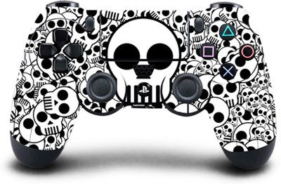 

NEHAL KHATRI PS4 controller skin ( sticker ) of SKULL( B&W). Gaming Accessory Kit(Multicolor, For PS4)