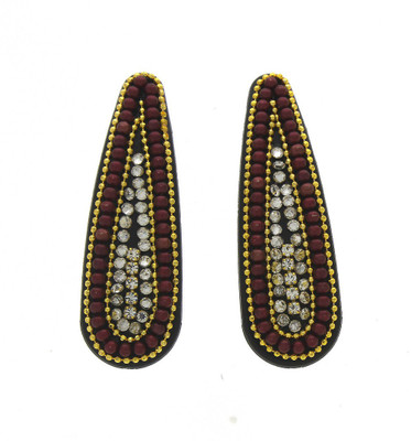 

Anuradha Art Jewellery Hair Clip Tic Tac Clip(Red, Black)
