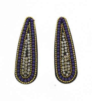

Anuradha Art Jewellery Hair Clip Tic Tac Clip(Blue, Black)