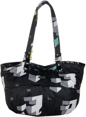 

JG Shoppe Shoulder Bag(Black, White, Grey), Black;grey;white
