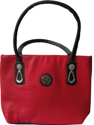 SANTALUM Shoulder Bag(Red, Black), Black;red