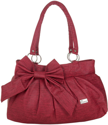 

JG Shoppe Hand-held Bag(Maroon)
