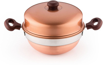 Pigeon Multi Kadai Copper Induction & Standard Idli Maker(3 Plates , 12 Idlis ) available at flipkart for Rs.1117