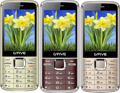 

Gfive G9 Combo of Three Mobiles(Coffee $$ Champagne Gold $$ Rose Gold)