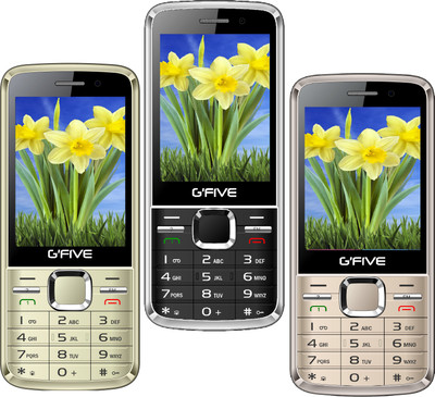 

Gfive G9 Combo of Three Mobiles(Champagne Gold $$ Black $$ Rose Gold)