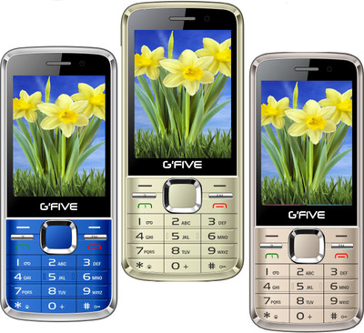 

Gfive G9 Combo of Three Mobiles(Champagne Gold $$ Rose Gold $$ Blue)
