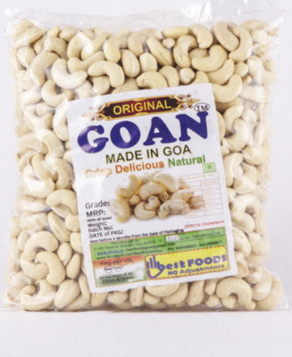 

Original Goan Big Size Cashews(1 kg, Pouch)