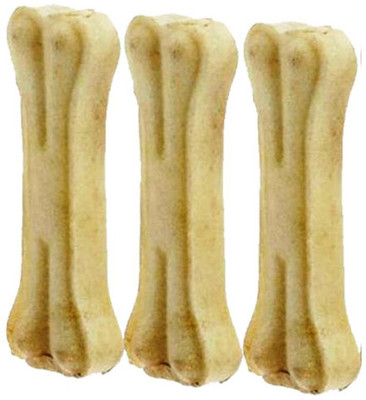 

Delicacy Pet Food & Supplies Bones White Dog Chew 8 Inch Pack of 3 Beef Dog Chew(657 g, Pack of 3)