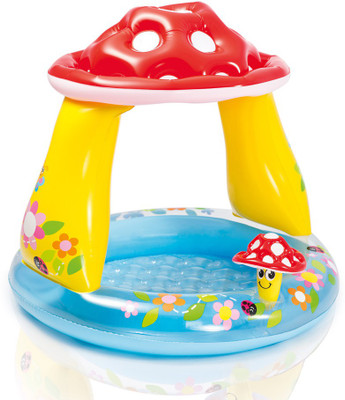 

Always Sporty MUSHROOM SUNSHADE INFLATABLE BABY POOL Inflatable Pool, Play Gym(Multicolor)