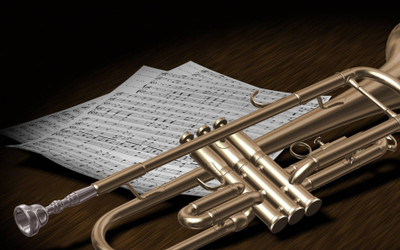 

music-trumpet-akmuz-egffpzy Wall Poster Paper Print(12 inch X 18 inch, Rolled)