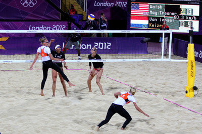 

Sports Beach Volleyball Wall Poster Paper Print(12 inch X 18 inch, Rolled)