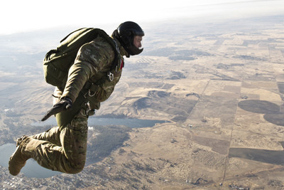 Sports Skydiving Wall Poster Paper Print(12 inch X 18 inch, Rolled)